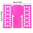 thumbnail image 3 of Shirt Folding Board, T shirt Clothes Folder, Easy and Fast for Kid and Adult to Fold Clothes, Lazy Person Durable Plastic Laundry folders, 3 of 3