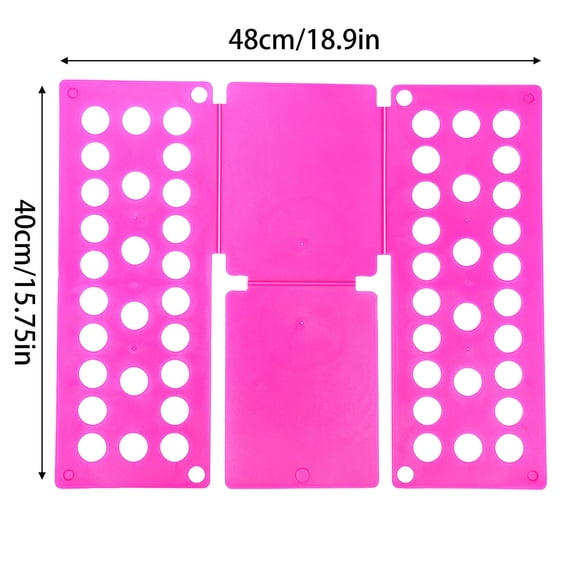 Kids Clothes Folding Board 15.75"x18.9" for Children Quickly Fold Tshirts | Child-Size Only, Durable PP Material, Space Saving Design, Easy Storage Orange