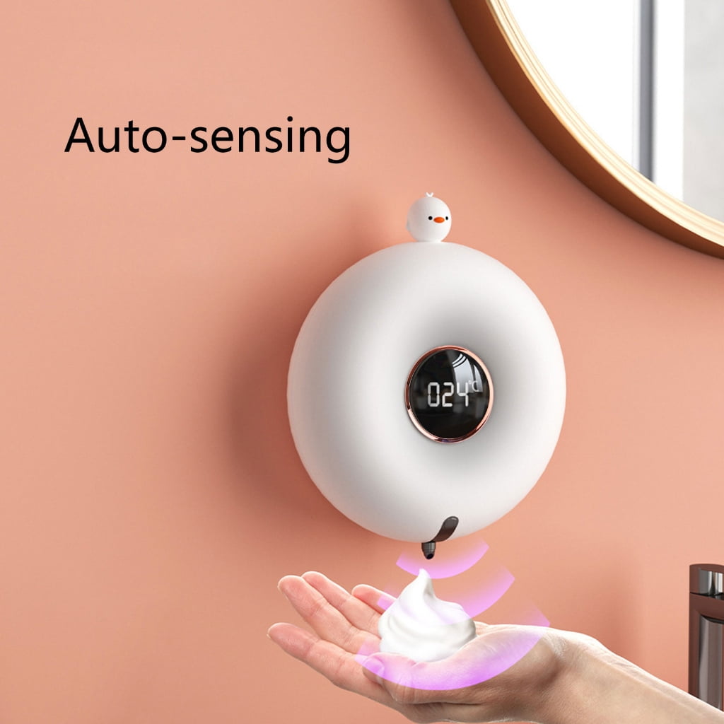 300ml Auto Soap Dispenser Wall Mounted Soap Dispenser for Shopping Mall Hospital Office Contact-free Automatic Foaming