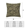 thumbnail image 2 of Throw Pillow Covers, Camo Green Soft Square Pillow Cases with Invisible Zipper for Couch Bed Sofa, Farmhouse Fall Home Decor 16"x16", 2 of 7