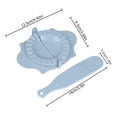 thumbnail image 4 of Dumpling Maker Home Kitchen Restaurant Dumpling Wheat Straw Mold Pastry Mould Non-stick, Light Blue, 4 of 8