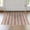 Pink Multi, Pattern 3, variant on ODIKA 8'x10' Washable Area Rug Pixel Retro Atomic Mosaic Border Motif Geometric Mid Century Refined Structured for Dining Room, Large Office, Lounge, Non-Slip Chair-Friendly Mat