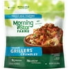 MorningStar Farms Meal Starters Grillers Veggie Crumbles, Vegan Plant Based Protein, 12 oz (Frozen)