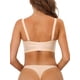 thumbnail image 3 of REFINED ATTIRE Sujetador sin tirantes para mujer, sin aros, top tubo, tirantes removibles, sujetadores bandeau grandes, color beige, 3 of 4