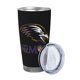 thumbnail image 2 of Taza térmica duradera de acero inoxidable 304 con temática del equipo de fútbol de los Ravens con tapa y pajita Taza térmica de acero inoxidable de 20 oz Taza para automóvil Adecuada para bebidas, 2 of 8