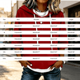 thumbnail image 3 of TZZQ 3/4 Sleeve Hoodie Sweatshirts for Women Drawstring Hood Oversized Pullover Sweatshirt Comfort Plain Long Sleeve Pullover Tops Plus Size Cute Basic Lightweight Hoodie Sweatshirts Pink Xxl, 3 of 7
