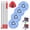 Blue, variant on Spin Mop Accessory,Spin Mop Replacement Heads 4 Pack with 1 Triangle Base and 58 inches Long Handle for 1 Tank System,Machine Washable