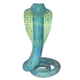 thumbnail image 2 of Estatua de serpiente del zodiaco chino, figura de serpiente, coleccionable, gabinete, escultura de resina Azul, 2 of 9