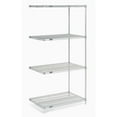 thumbnail image 3 of Nexel 5 Tier Stainless Steel Wire Shelving Add-On Unit, 36"W x 18"D x 63"H, 3 of 5
