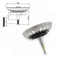 thumbnail image 1 of For-Blanco Sink Replacement 82mm Kitchen Sink Strainer Waste Plug Basin Drain Filter Bathroom Kitchen Sink Accessories, 1 of 4