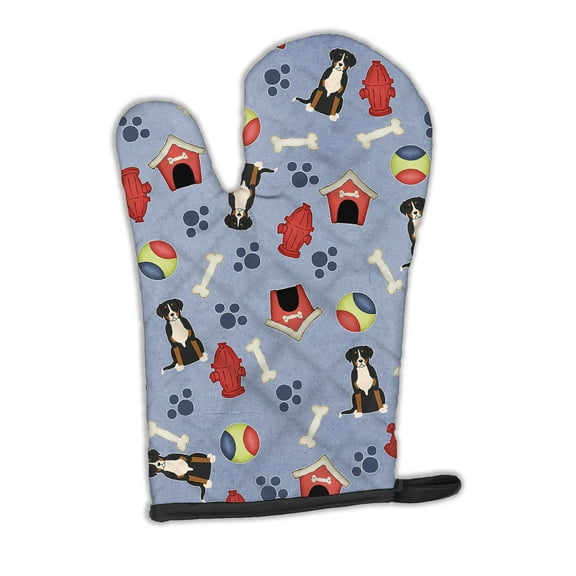 Carolines Treasures BB2650OVMT Dog House Collection Greater Swiss Mountain Dog Oven Mitt Large multicolor