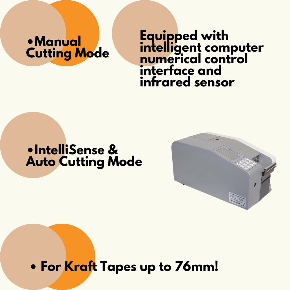 MMBM Manual Water-Activated Tape Dispenser, Commercial Kraft Gum Tape Sealer, Box Sealing Dispenser, 2 Piece