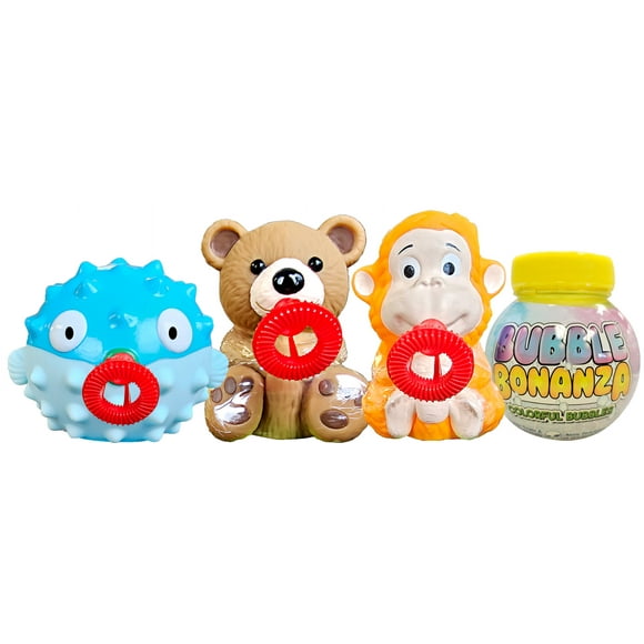 Bubble Souffleur de Bulles 3 Personnages Animaux