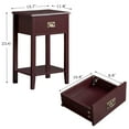 thumbnail image 3 of VECELO 3-Piece Bedroom Sets Metal Bed Frame and 2 Nightstand, 3 of 8
