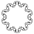 thumbnail image 6 of DINHEAROM Picture Hanging Brackets Silver 20Pack 1.4X1.4X0.1In Iron Heavy Duty, 6 of 8