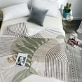 thumbnail image 4 of Boho Mid Century Throws Blankets Beige Yellow Modern Abstract Throw Blankets Minimalist Sun Boho Geometric Aesthetic Soft Warm Bed Bedding Women Blankets for Couch Bedroom Office 60"x80", 4 of 6