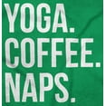 thumbnail image 2 of Yoga Coffee Naps Meditation Fitness Women's Plus Size Graphic Tee Brisco Brands 5X, 2 of 5