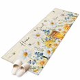thumbnail image 2 of White Daisy 2'x6' Runner Rug, Spring Floral Elegant Pastoral Bees Watercolor Washable Non-Slip Area Rugs for Hallway Kitchen Floor Bedroom Entryway, Laundry Carpet Decoration Indoor Mat, 2 of 9