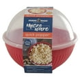 Nordic Ware 14 Cup Plastic Microwave Quick Pop Popcorn Popper, Red