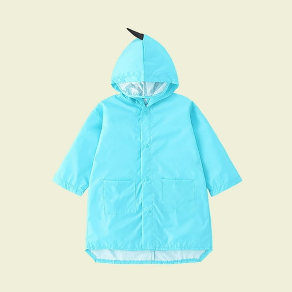 Kids Raincoats for Girls Boys Waterproof Rain Jacket Cartoon Dinosaur Children Toddler Rain Wear Children Rain Poncho