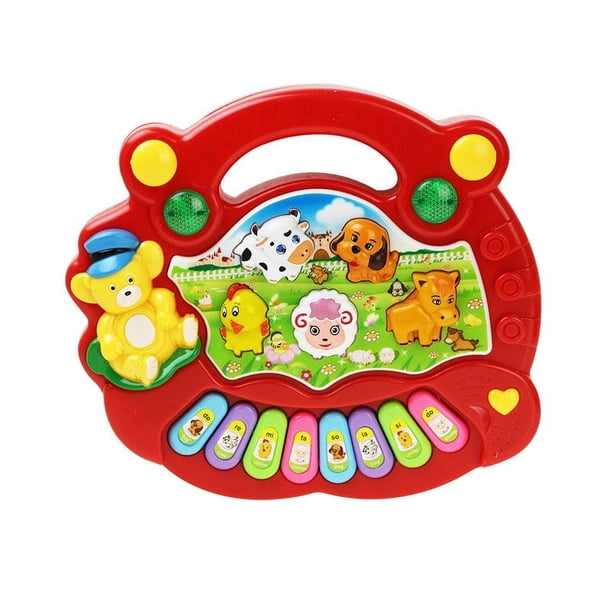 Juguetes de teclado para niños juguete de teclado Musical para bebé interesante e inodoro de plástico práctico para bebés ANGGREK Otros