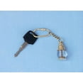thumbnail image 2 of Handcrafted Model Ships K-290 Solid Brass Oil lamp Key Chain 5 in. Nautical Accents, 2 of 2