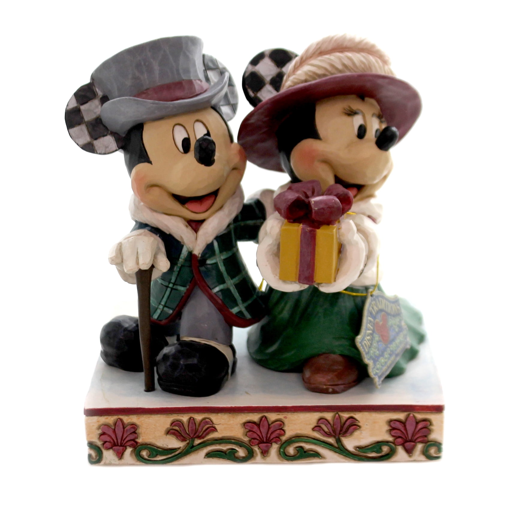 jim shore mickey and minnie on swing