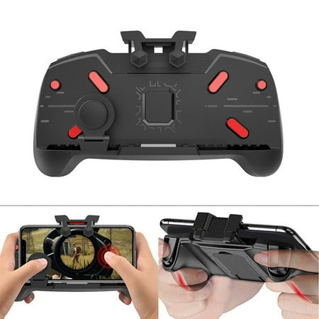 Gaming Joystick Gamepad Mobile Phone Game Trigger Fire Button L1R1 Shooter Controller AK21 for PUBG Game Handle Holder (Best Gaming Accessories Company)