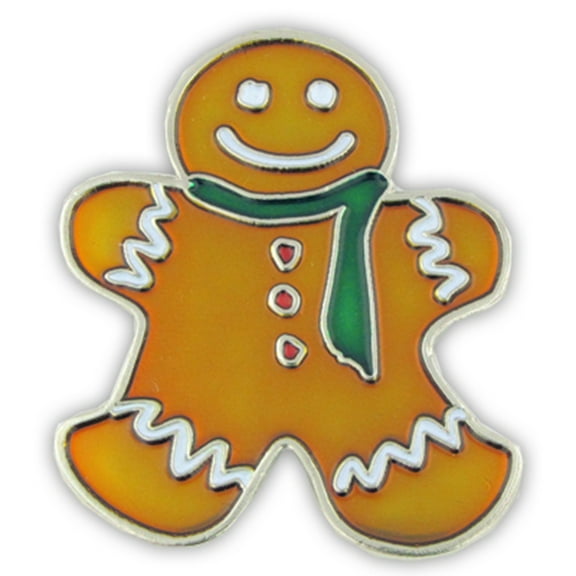 PinMart's Gingerbread Man Holiday Christmas Lapel Pin