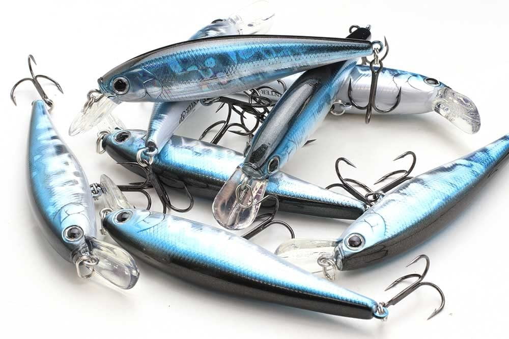 Lucky Craft PT78-052ABK Pointer 78SP Jerk Bait, 3", 3/8 oz, Aurora
