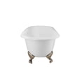 thumbnail image 2 of Cambridge 60 Inch Cast Iron Double Ended Clawfoot Tub - No Faucet Drillings, 2 of 2