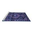 thumbnail image 2 of Ahgly Company Machine Washable Indoor Round Persian Blue Traditional Area Rugs, 6' Round, 2 of 4
