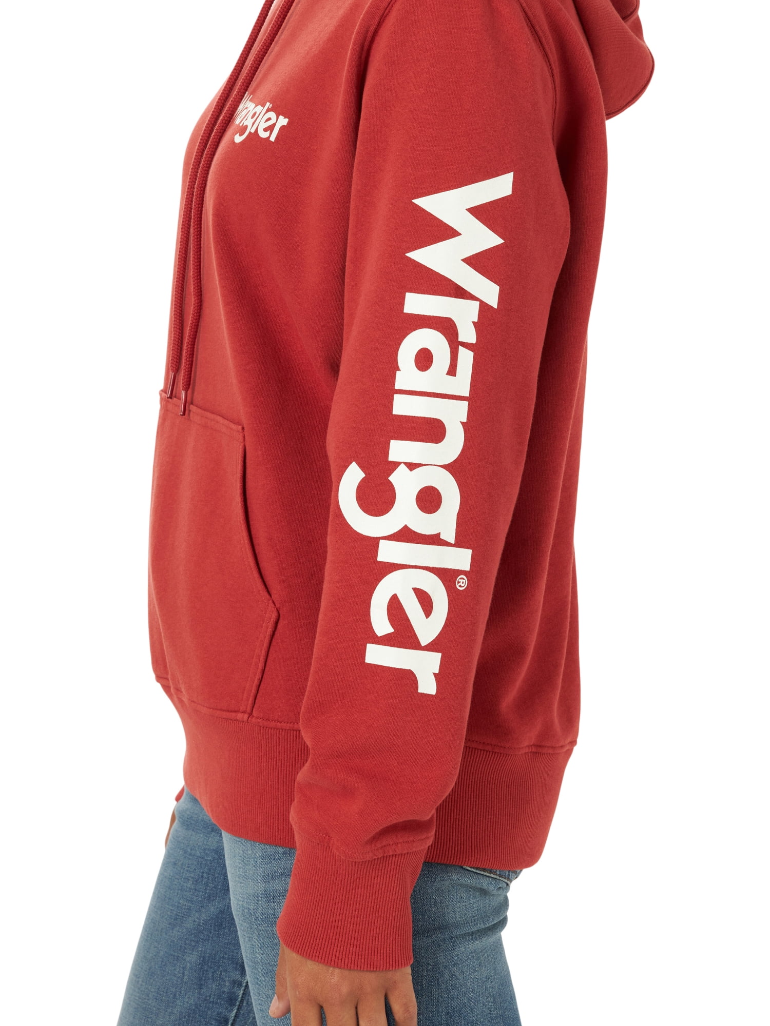 Wrangler® Women's Long Sleeve Western Logo Hoodie