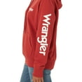 thumbnail image 3 of Wrangler® Women's Long Sleeve Western Logo Hoodie, 3 of 5