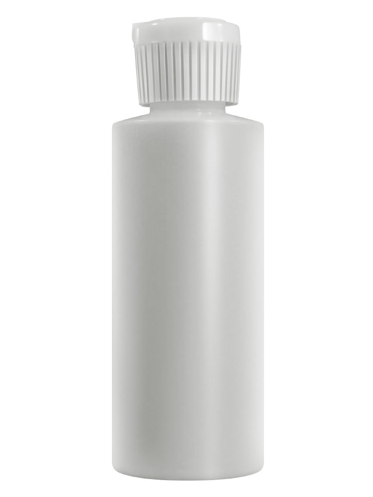 4 oz Plastic Bottles w/Yorker Dispensing Cap or Screw-On Cap #100 You Choose 