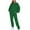 B Green, variant on Fanxing Sweat Suits for Women Plus Size Two Piece Orange Women 2 Piece Sets Tracksuits Green Crewneck Pullover Sweatshirt Outfits Solid Oversized Jogging Pants Fashion Gift