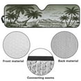 thumbnail image 6 of Uorisanigo Foldable Windshield Sun Shade Compatible with Jeep Wrangler Beach Palm Tree Sun Shade Compatible with 2024 2025 Jeep Wrangler JL 2/4 Door, Windshield Cover Keep Car Interior Cooler, 6 of 7