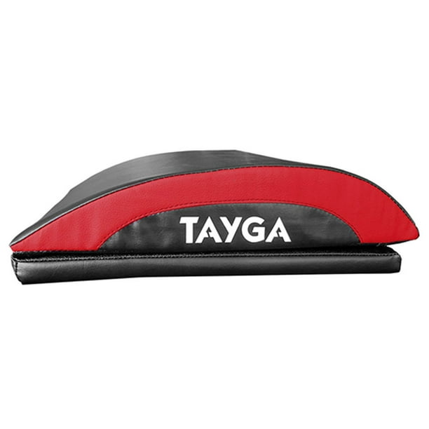 Tapete Largo Para Abdomen Tayga Negro Rojo Negro Rosa