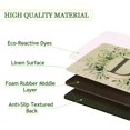 thumbnail image 5 of Spring Eucalyptus Leaves Monogram Letter D Door Mat 30 X 17 Inch Family Last Name Initial Welcome Doormat Indoor Outdoor Entrance Floor Rug Non Slip Spring Summer Decor Rubber Mats, 5 of 6
