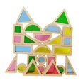 thumbnail image 1 of 24 bloques de construcción de madera con forma de , juguete sensorial para niños de 2 a 4 años, aprendizaje temprano, para niños en edad, 1 of 9
