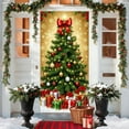 thumbnail image 5 of Kumdkd 35 x 72 inch Christmas Door Cover - Santa Claus Design, Durable Polyester, Easy to Install & Versatile for Doors/Walls/Table‌, 5 of 5