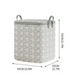 thumbnail image 3 of Quilt Storage Bag 14.5×17.7 Inch, Bedding Organizer Pouch, Water-Resistant, Foldable, Large-Capacity – Ideal for Dorms, Closets, Suitable for Students, Renters, 3 of 5