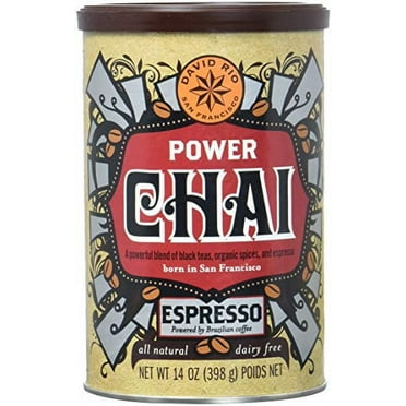 David Rio Power Chai with Espresso, 14 Ounce (Pack of 1)