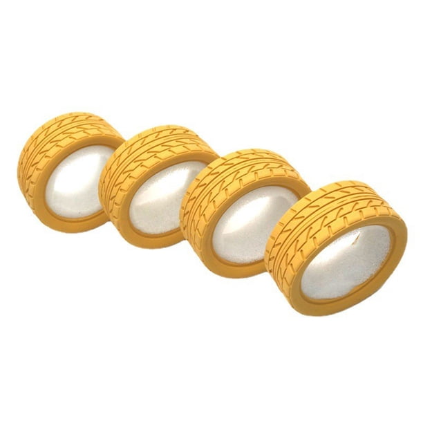 Kit de modificación de neumáticos Ounissouiy 4 piezas 1/18 Oro