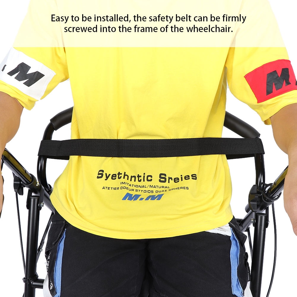 ACOUTO Wheelchair Safety Belt, Wheelchair Scooter Seat Lap Strap Length Adjustable Safety Belt Health Care Tool, Safety Belt