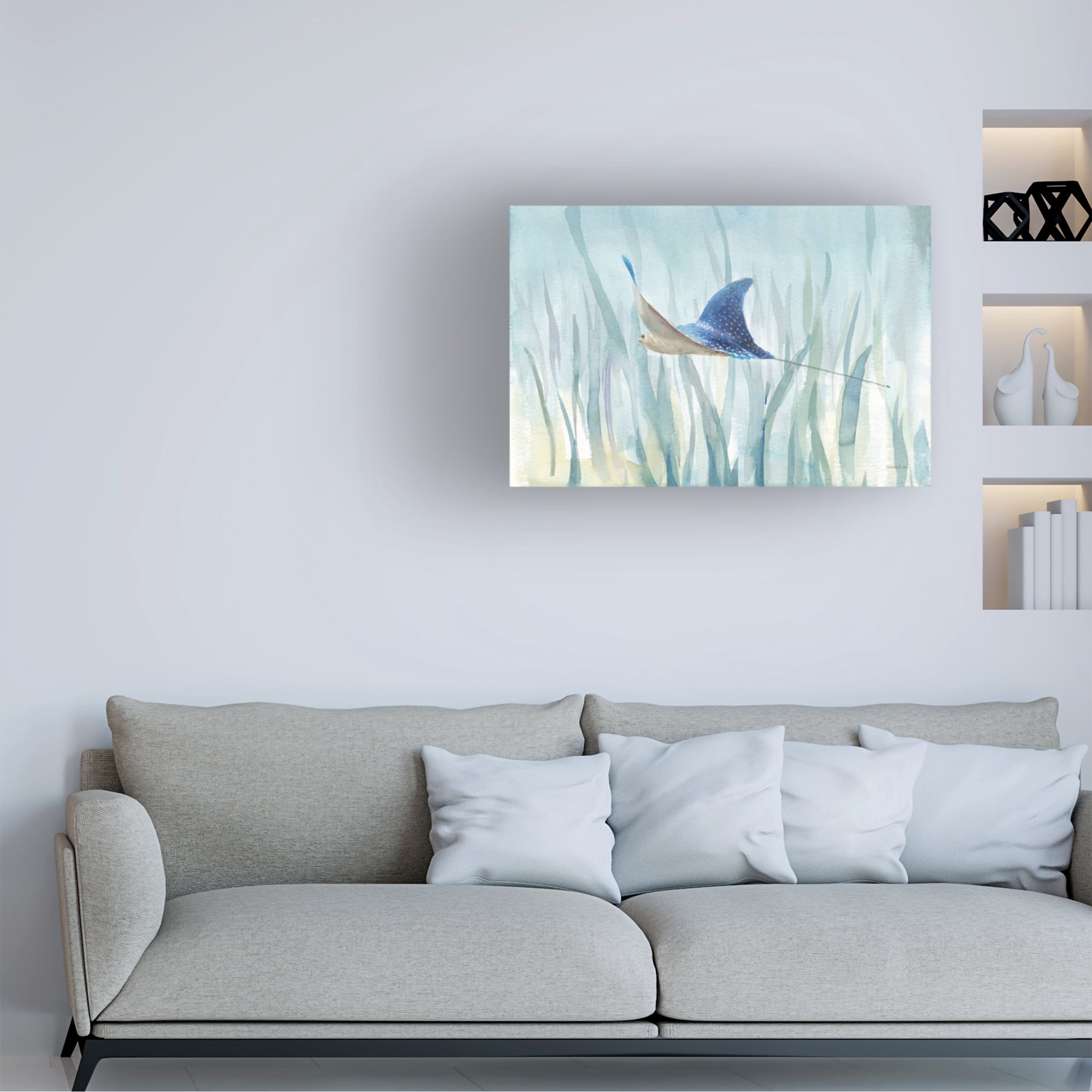 Danhui Nai 'Undersea Ray' Canvas Art