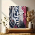 thumbnail image 6 of Abstract Zebra Portrait Canvas Print, Wall Decor for Living Room Bedroom Office Hotel Gallery, 6 of 8