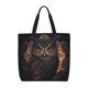 thumbnail image 1 of Easygdp Classical Style Brown Owl Bolsa Tote para Mujer, Bolso de Hombro para Trabajo, Playa, Viajes, Compras y Supermercado, 1 of 7