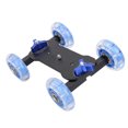 thumbnail image 3 of Mini Desktop Slider Car, 10KG Load Rail Roller Track Slider Dolly Skater Car with Silicone Wheels for DSLR Camera Camcorder, 3 of 7