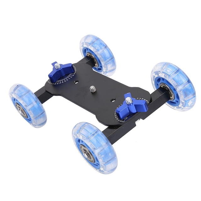 Mini carrito deslizante con riel de carga de 10 kg para escritorio, para cámara DSLR y videocámara